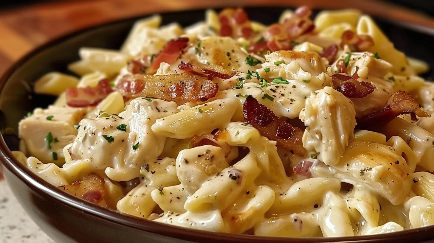The Ultimate Creamy Chicken Bacon Ranch Pasta You’ll Crave