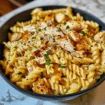 One Pot Garlic Parmesan Chicken Pasta