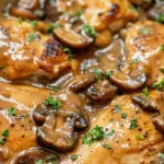 The Perfect Skillet Chicken with Mushroom Wine Sauce Recipe 6 Skillet Chicken and Mushroom Wine Sauce | Recipes, Chicken dinner recipes, Chicken skillet recipes